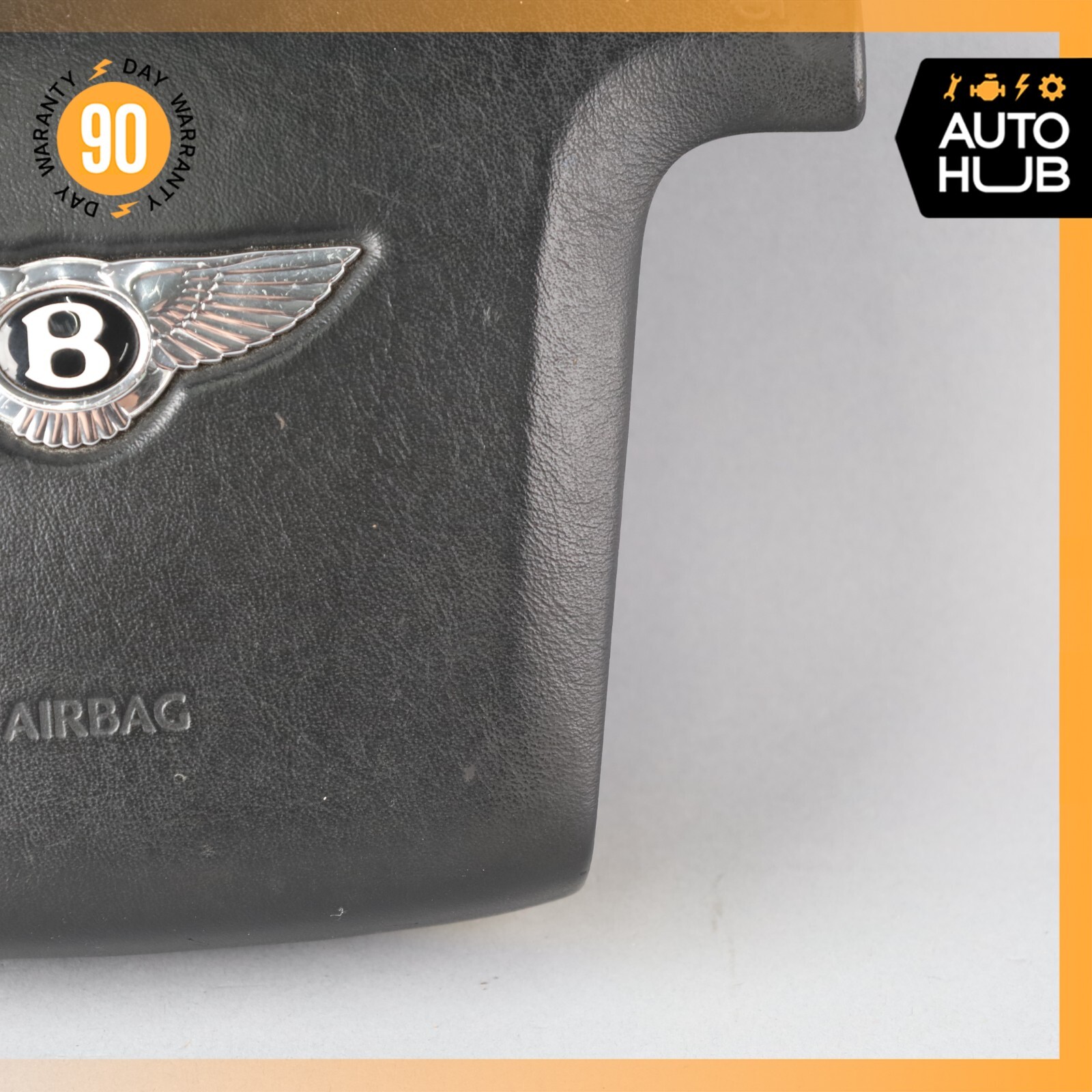 03-13 Bentley Continental GTC GT Driver Steering Wheel Airbag Black OEM 62k