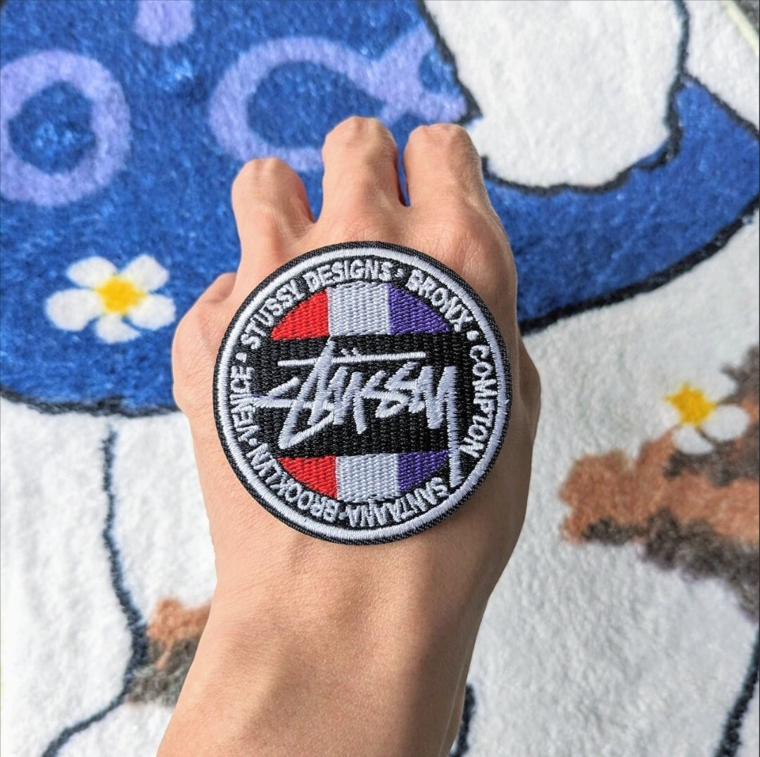 STUSSY Stüssy FASHION IRON/SEW ON EMBROIDERD BADGE/PATCH UK