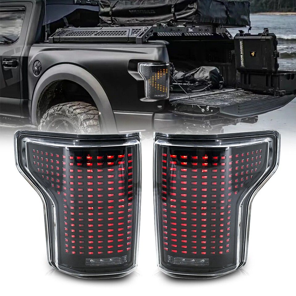 For Ford F150 20152020 Full LED Tail Lights Clear Lens Rear lamp Left