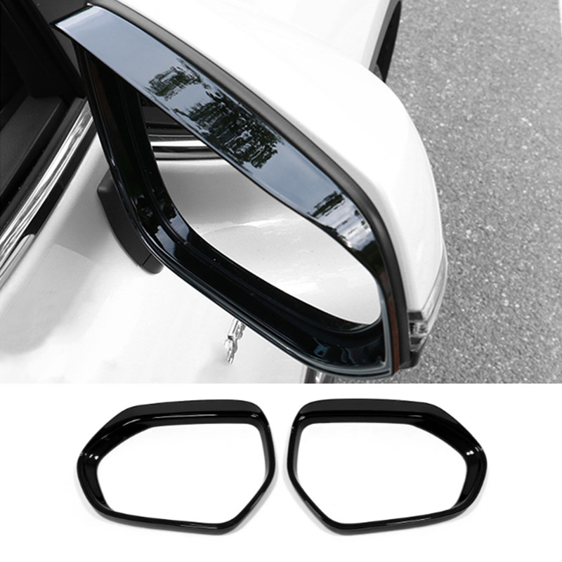 Fit For Toyota Camry 2018-2025 Bright black Mirror Rain Eyebrow