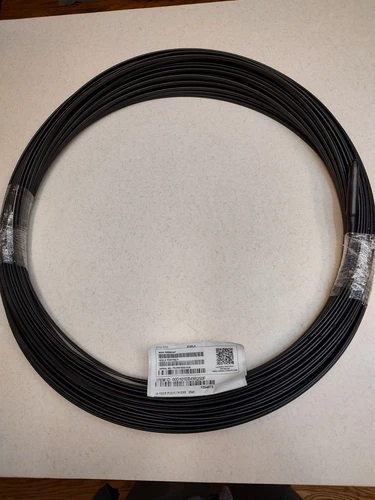 00D101EB49R250F-P - 250' Corning Fiber Optic Cable Black 1F FDRP Pushlok