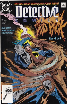 DC DETECTIVE COMICS #607 BATMAN THE MUD PACK PART 4 OF 4 + POSTER NEVER READ 