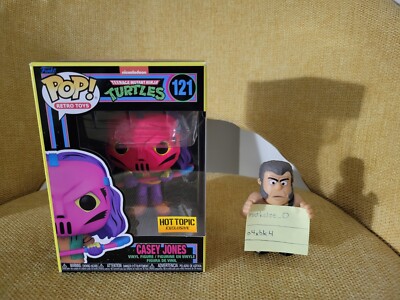Casey Jones - TMNT #121 w/Soft Protector - Funko Pop! Blacklight Figure
