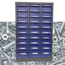 Parts Cabinets with 30 Drawers Steel Storage Cabinet Parts without Door