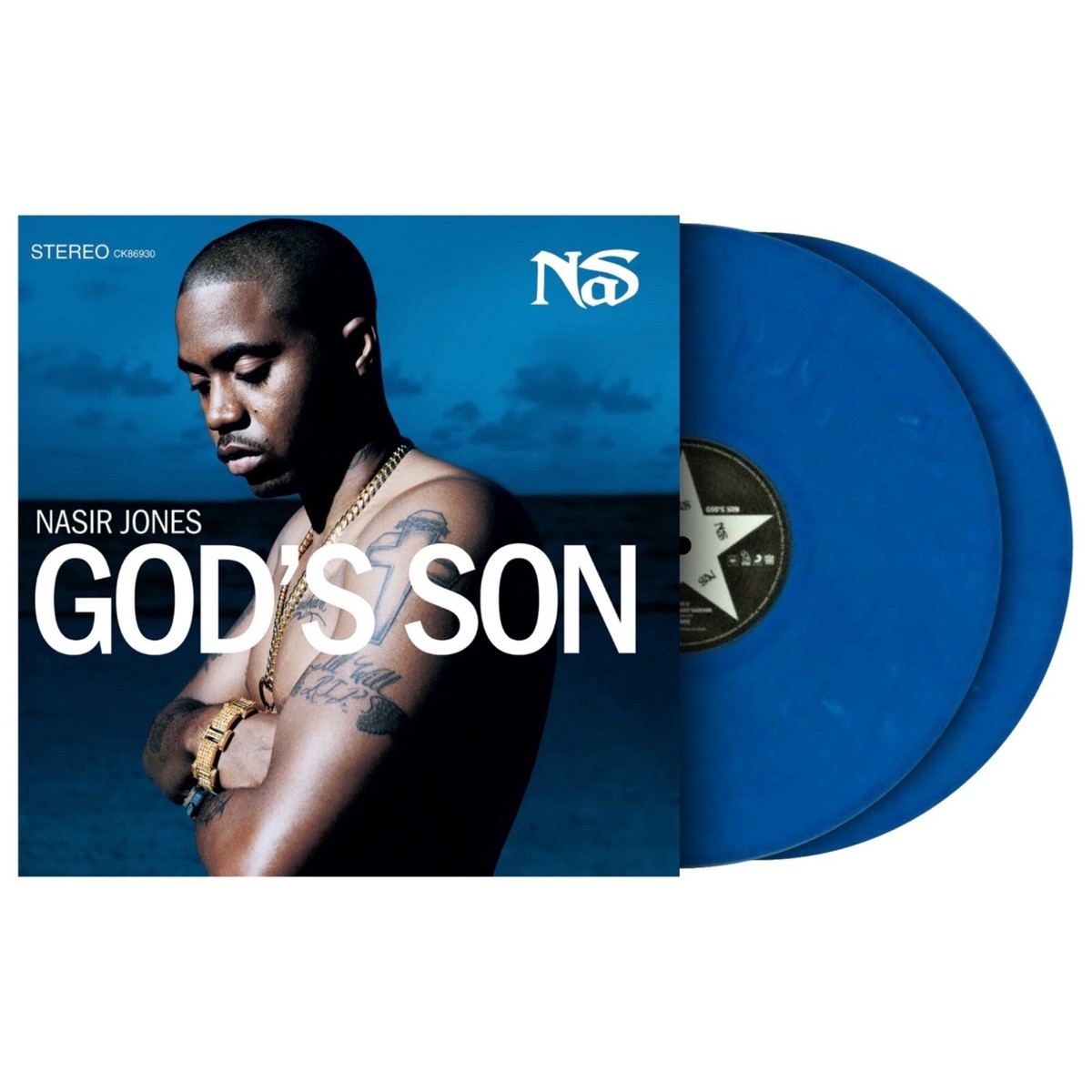 NAS God's Son - A Cappella レコード 2LP Nas - God's Son 2LP Blue & White Swirl Vinyl RSD LIMITED EDITION