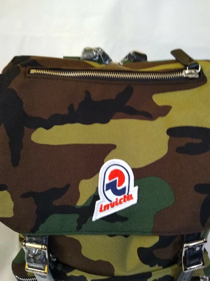 Invicta Jolly Camouflage Star Icon Green Camo Backpack  - Image 4 of 4