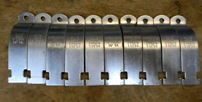 Cooper B-Line B2015 3'' Conduit Strut Strap, NO CLOSURE BOLTS, Lot of 10 pair