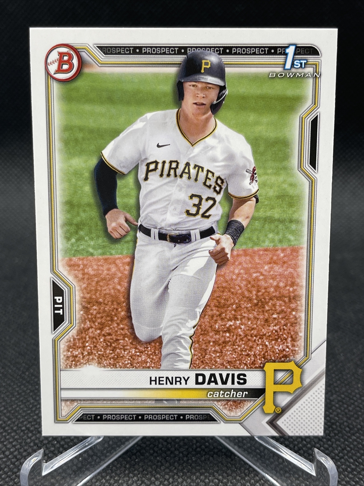 2021 Bowman Draft #BD-48 Henry Davis RC - Pittsburgh Pirates