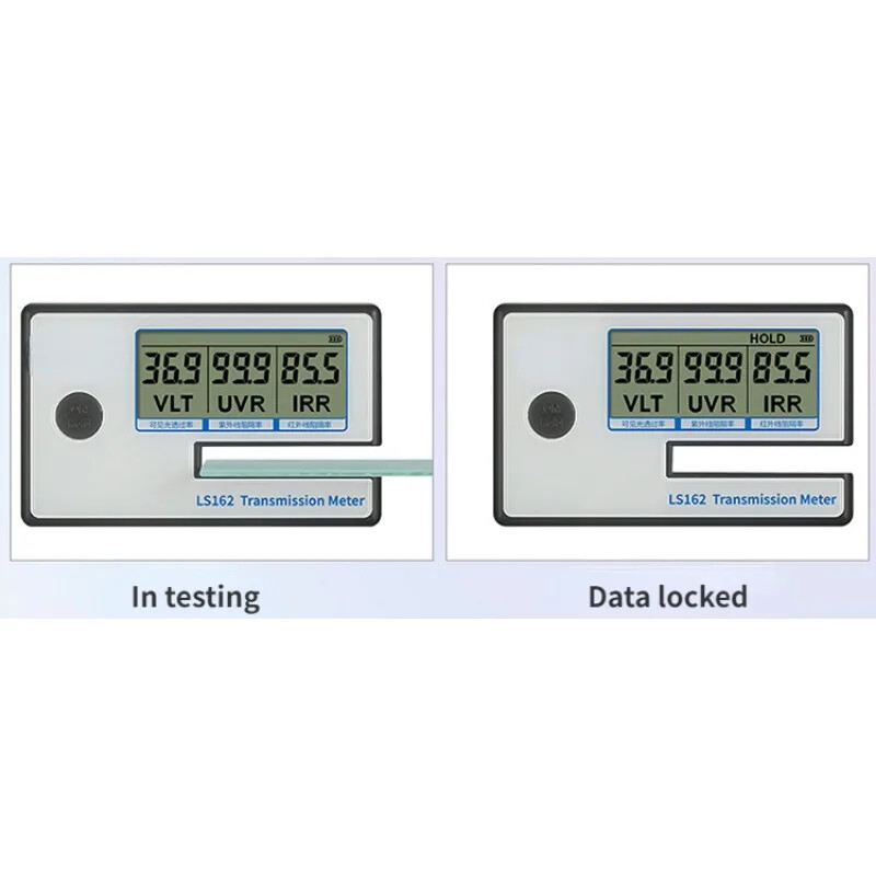 Misuratore Tintometro LS162 Per Vetri - Test Trasmissione Luce UV, IR E VLT - Foto 12