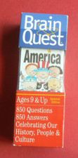 Brain Quest AMERICA, Ages 9 Up, Complete Set in box LN Workman Publ 850 Q A