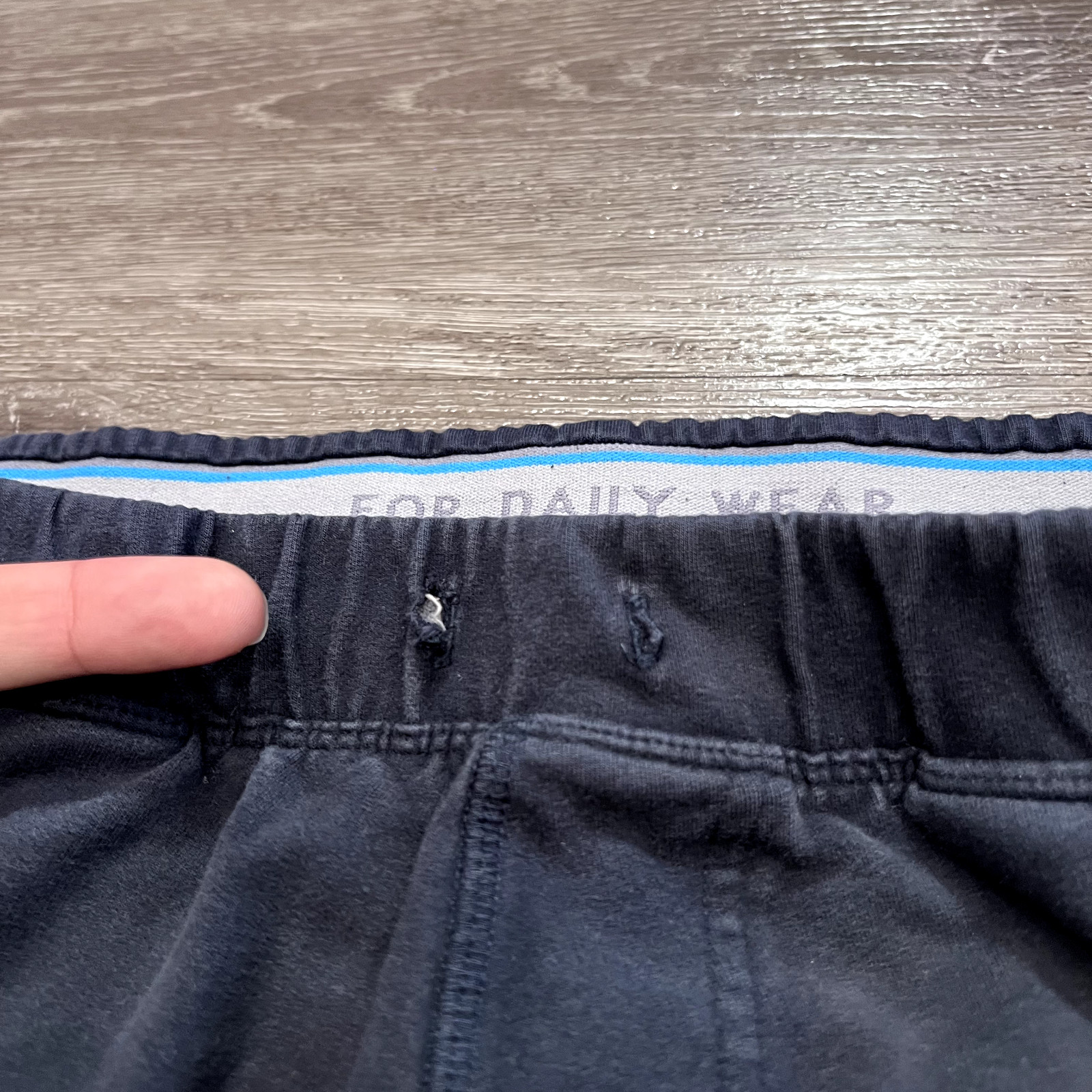 Mack Weldon Pants Mens Medium Blue Ace Drawstring Sweatpant Elastic Waist