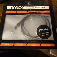Enrock EKMR2 Marine Universal 40 Soft Radio Antenna - Weather Resistant - Black