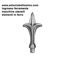 nr. 25 pz. lance in ferro battuto per ringhiere cancelli punte in ferro 124/3