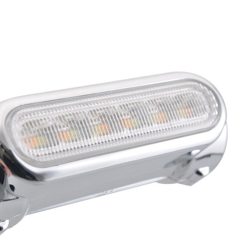 2pcs 1.25'' Highway Driving DRL Turn Signal Crash Bar LED Light For Harley Dyna - Picture 5 of 12