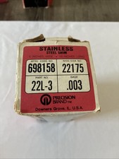 Precision Brand Stainless Steel Shim Stock 3 Opened Boxes of Varying Thickness