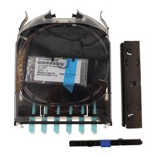 CORNING CCH-CS12-E4-P00TE 12 FIBER, LC DUPLEX, MULTIMODE, OM4 SPLICE CASSETTE