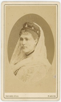 CDV Circa 1875. Gabrielle Krauss, Künstler Lyrique Autrichienne. Opéra