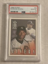 1998 Donruss Studio - Mariano Rivera #69 PSA 10 GEM MT Yankees HOF Low Pop