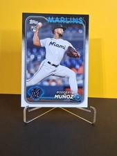 Roddery Munoz Rookie RC 2024 Topps Update Series Card #US322 Miami Marlins