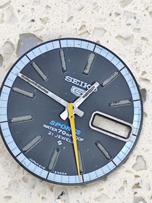 SEIKO 6119-6400 SPORTS Diver 70M UFO Parts Dial & Hands Used | eBay