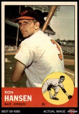 1963 Topps #88 Ron Hansen Orioles 8 - NM/MT