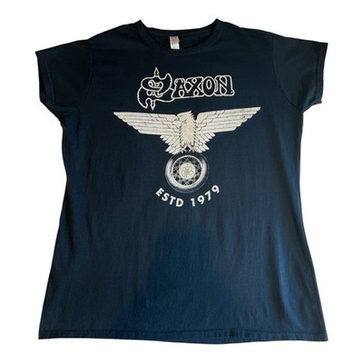 Saxon, Battering Ram USA Tour 2017 Ladies Size 2XL T-shirt.