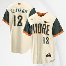 Men's Orioles #12 Dylan Beavers 2026 City Connect Stadium Jersey Stitched