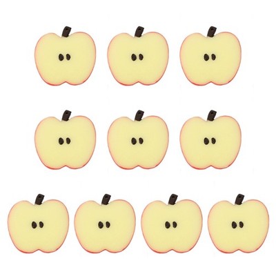 10 Pcs Artificial Pineapple/Watermelon/Peach/Strawberry Slices Blocks Fake Fruit