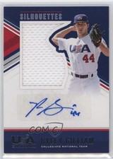 2018 USA Baseball Stars & Stripes Jerseys Blue Ink /199 Ryley Gilliam Auto s3g
