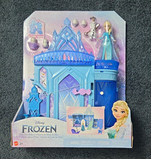 Mattel Disney Frozen Elsa Ice Palace Doll Playset w/ Olaf, Accessories, Playset