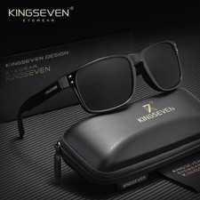 KINGSEVEN Brand TR90 Polarized Square Sunglasses Women Men Outdoor Sports Eyewea