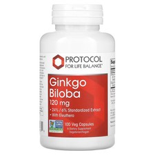 2 X Protocol for Life Balance, Ginkgo Biloba, 120 mg, 100 Veg Capsules