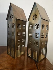 Birch Lane Amiens 15.75"H Tabletop Lanterns, Metal