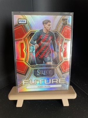Fares Chaibi 2023-24 Panini Select FIFA FUTURE SILVER PRIZM Rookie #12 FRANKFURT