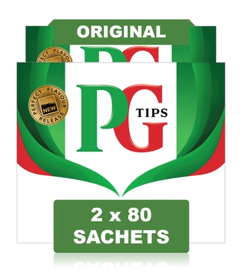 PG Tips - Original Schwarztee - 2 x 80 Teebeutel - Bild 1 von 4
