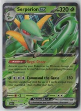 Serperior ex 003/086 Pokemon TCG Black Bolt Holo Rare (Near Mint) NM 2