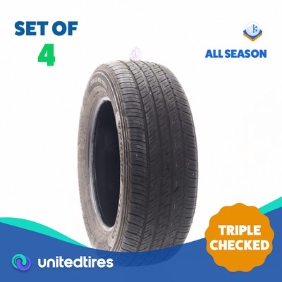 Set of (4) Used 255/60R18 Kumho Crugen HP71 108H - 6.5-7/32
