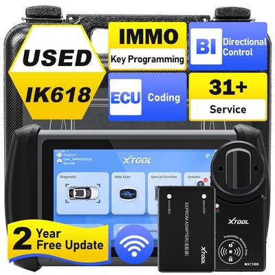 XTOOL IK618 Key Fob Programmer Bidirectional OBD2 Scanner Coding Diagnostic Tool
