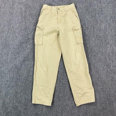 Vintage Helly Hansen Cargo Pants Mens 29x30 Beige Workwear Utility Hong Kong