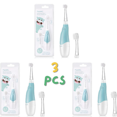 Papablic BabyHandy 2-Stage Baby Sonic Electric Toothbrush for Babies pack of 2