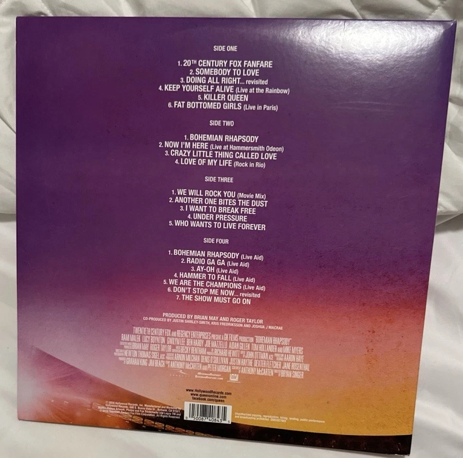 Bohemian Rhapsody - Soundtrack 2LP Label:Hollywood Records – Foto 2 de 4