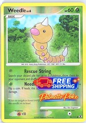 Weedle 86/111 Rising Rivals Reverse Holo