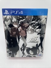 Persona 5 SteelBook Launch Edition PS4 PlayStation 4 Complete CIB