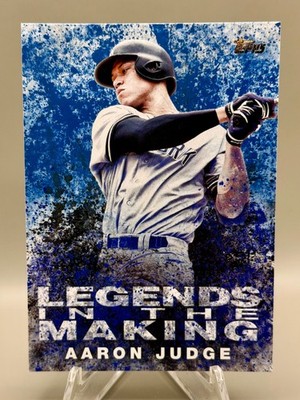 2018 Topps #LTM-AJ Aaron Judge Legends in the Making Blue (Series 1)