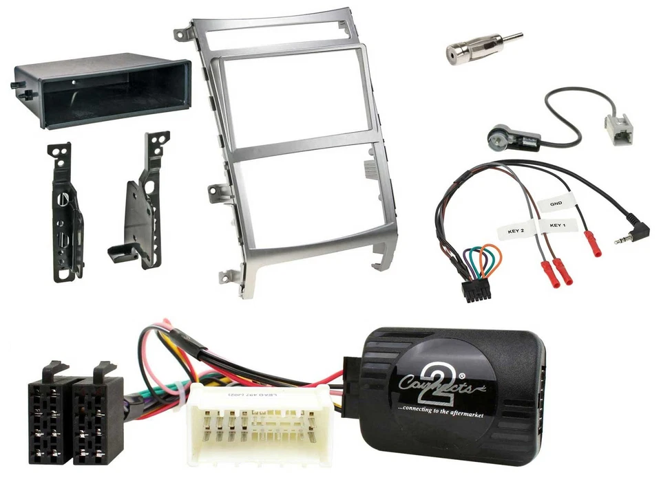 Kenwood Bluetooth DAB CD Lenkrad USB Autoradio für Hyundai IX55 2009-2012 silber - Bild 3 von 4