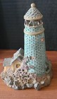 Vintage Nautical Decor Set Mayflower Ship & 2 Lighthouse Figurines Coastal — photo 7