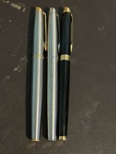 Lot 3 stylos plume Waterman Hemisphere M (plumes à changer)