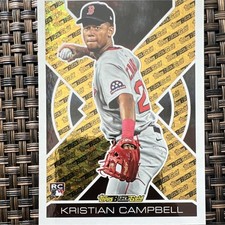 Topps 2025 Update Series Black Gold BG-2 Kristian Campbell Rookie Boston Red Sox