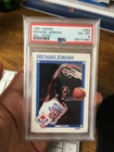 NBA Hoops 1991-92 Michael Jordan All-Star #253 PSA 6 Chicago Bulls NBA Card
