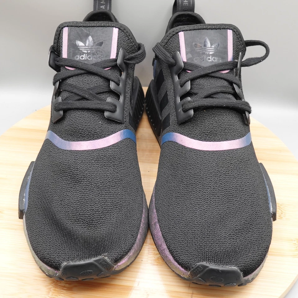 Adidas Originals Men's 11.5 Black/Purple NMD R1 Running Sneaker  FV8732 - Image 2 of 4
